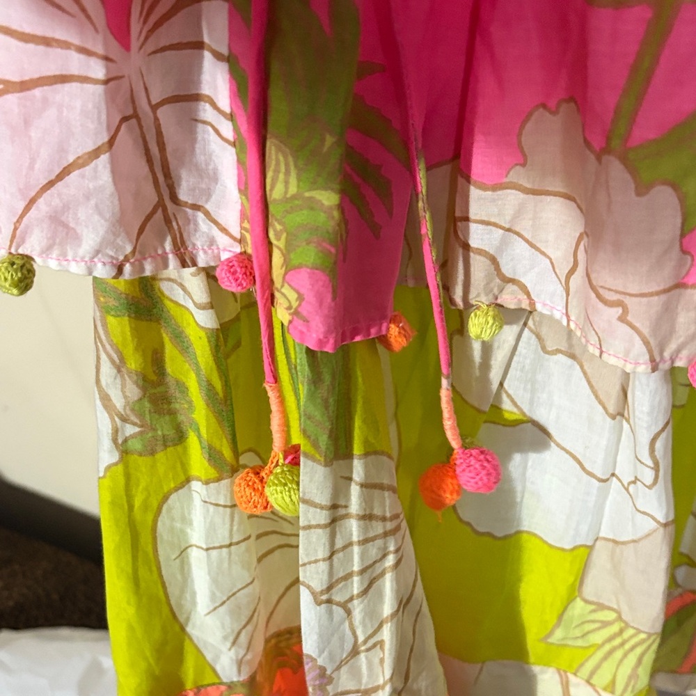 Farm Rio Floral Tiered Sundress L new - Picture 3 of 4